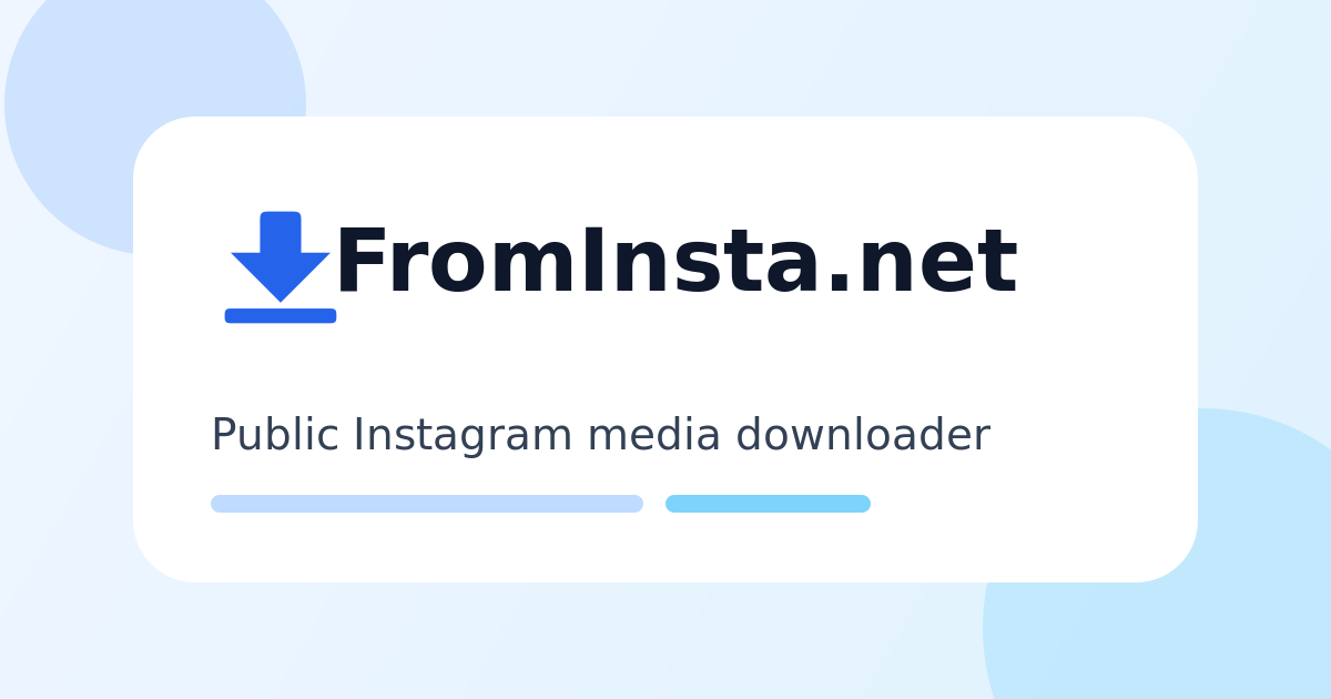 FromInsta.net screenshot